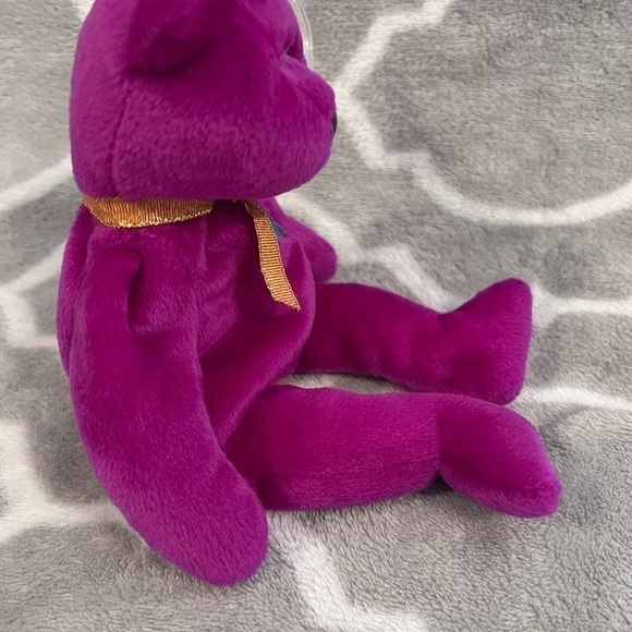 Ty Beanie Babies Millennium Plush Toy Bear Retired Birthday January 1, 1999 - Picture 3 of 10